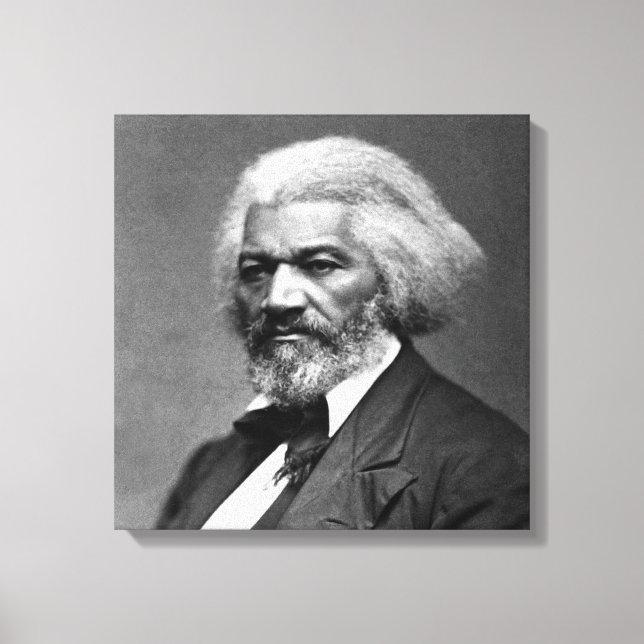 Gamla Fr3d3rick Bailey Douglas African Hero Canvastryck (Framsida)