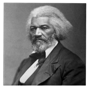 Gamla Fr3d3rick Bailey Douglas African Hero Kakelplatta