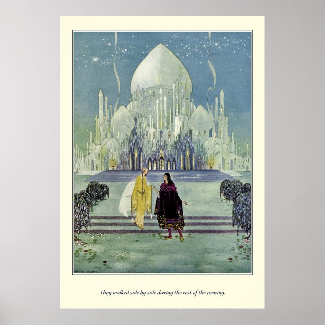Gamla Fransk Fairy Tales: De gick sida vid sida Poster (Framsidan)