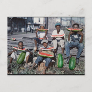 Gamla Fransken, New Orleans Watermelon Sales Vykort