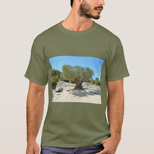 Gamla Fransken träd mode T Shirt (Framsida)