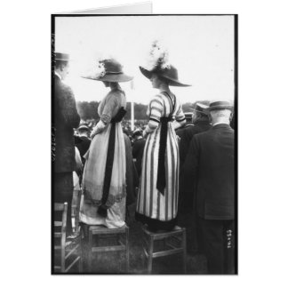 Gamla Franskens vintage mode Hälsningskort