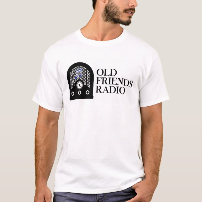 Gamla Friends Radio Manar-Shirt T Shirt (Framsida)