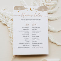Gamla fruar pratar med Twinkle Star Baby Shower Ga
