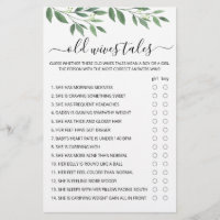 Gamla fruar pratar Spame Baby Shower party-spel
