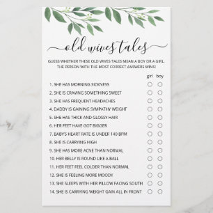 Gamla fruar pratar Spame Baby Shower party-spel