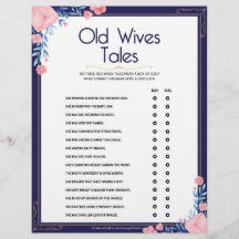 Gamla fruar Tales [Blommigt Ram]