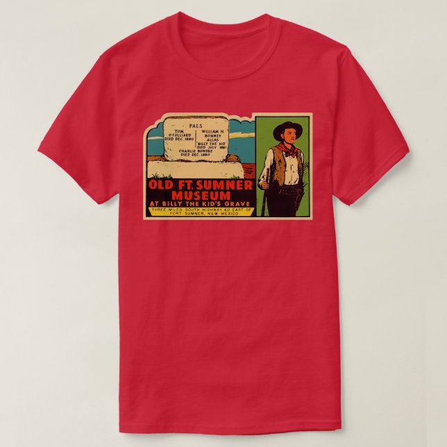 Gamla Ft Sumner Museum T Shirt (Design framsida)