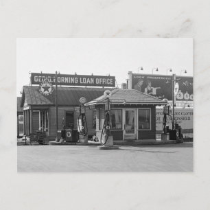 Gamla Gas Station, 1920-talet Vykort