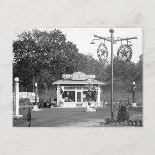 Gamla gas station, 1925 vykort