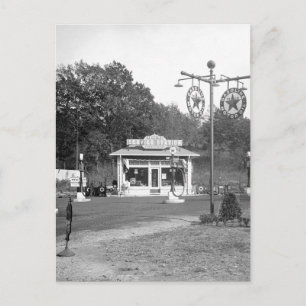 Gamla gas station, 1925 vykort