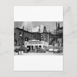 Gamla Gas Station, 1930-talet Vykort