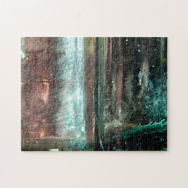 Gamla glaset Flaskor Pussel (Horisontell)