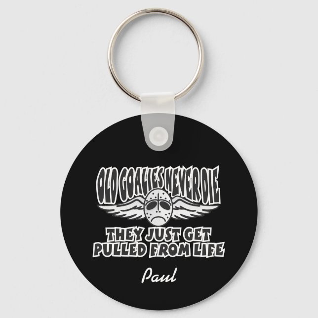 Gamla Goalies dör aldrig Nyckelring (Framsida)