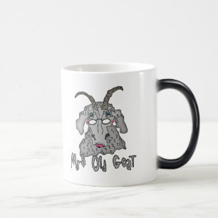 Gamla Goat Funny Tecknad Magisk Mugg