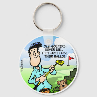 Gamla Golfer Nyckelring