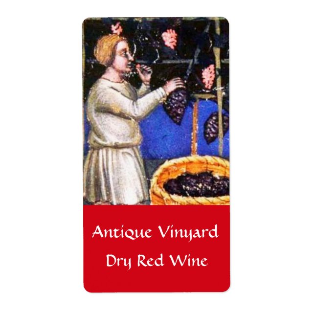 GAMLA GRAPE VINEYARD HARVEST FRAKTSEDEL (Framsidan)