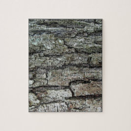 Gamla Gräs Bark med Ram Pussel