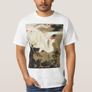 Gamla Gräs Träd och vit Phoenix av Ito Jakuchu T Shirt
