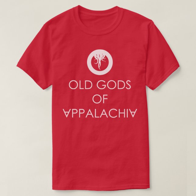 Gamla gudar i Appalachia T Shirt (Design framsida)