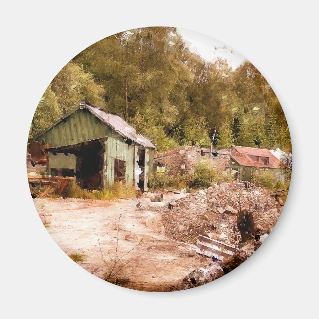 GAMLA GULD MINE MAGNET (Framsidan)