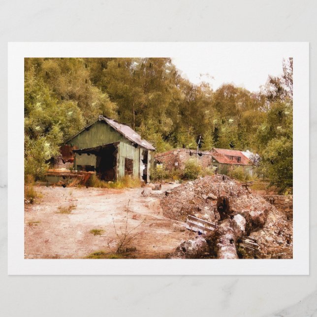 GAMLA GULD MINE REKLAMBLAD (Framsidan)