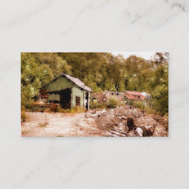 GAMLA GULD MINE VISITKORT (Framsida)