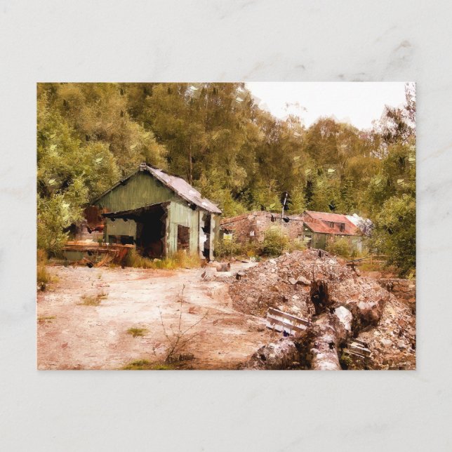 GAMLA GULD MINE VYKORT (Framsida)