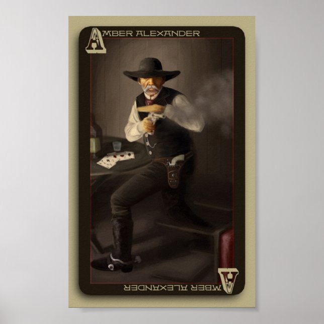 Gamla Gunfighter-utskriften Poster (Framsidan)