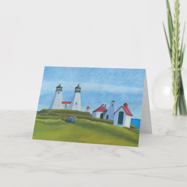 Gamla Gurnet-fyrar Tack Kort (Framsida)