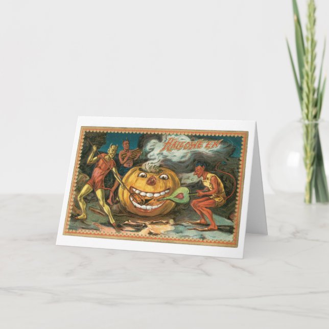 Gamla Halloween, Djävulen Kort (Framsida)