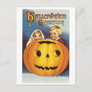 Gamla Halloween, Jack-o-lantern Vykort