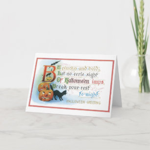 Gamla Halloween Kort