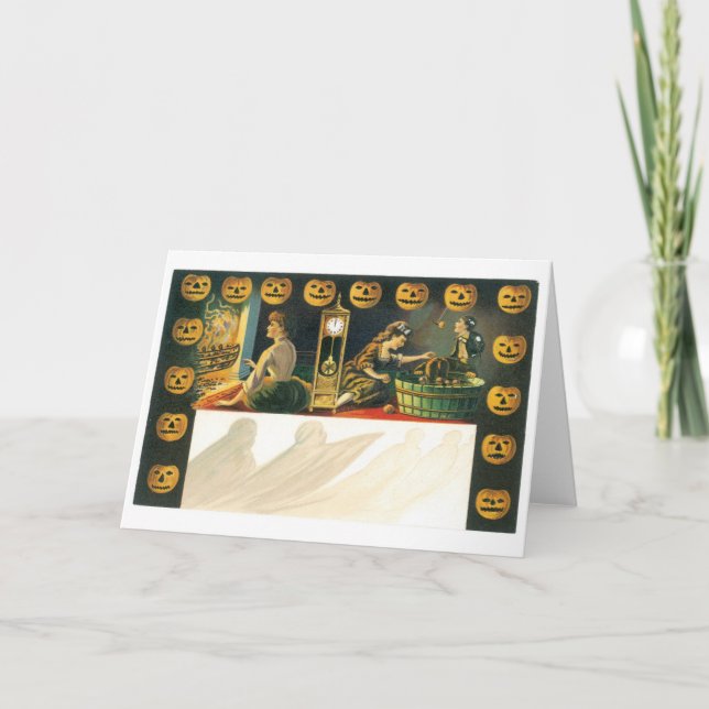 Gamla Halloween, Pumpkin Kort (Framsida)