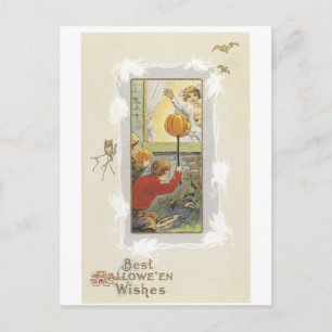 Gamla Halloween Vykort