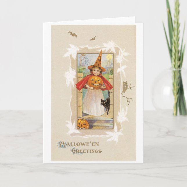 Gamla Halloween, Witch-flicka Kort (Framsida)
