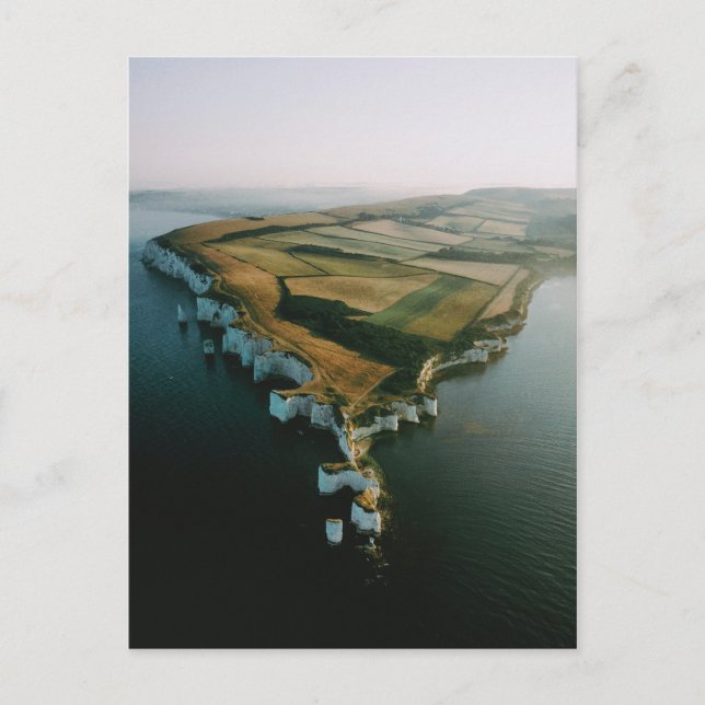 GAMLA HARRY STEN, ISLE OF PURBECK, ENGLAND VYKORT (Framsida)