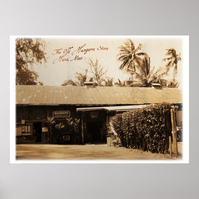 Gamla Hasegawa Store Poster (Framsidan)