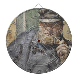 Gamla havet-Hund (av Henry Scott Tuke) Darttavla