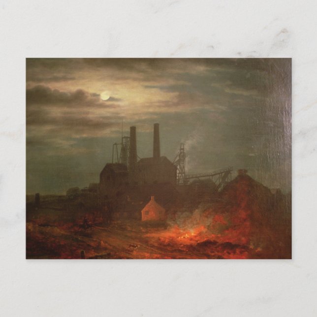 Gamla Hetton Colliery, Newcastle Vykort (Framsida)