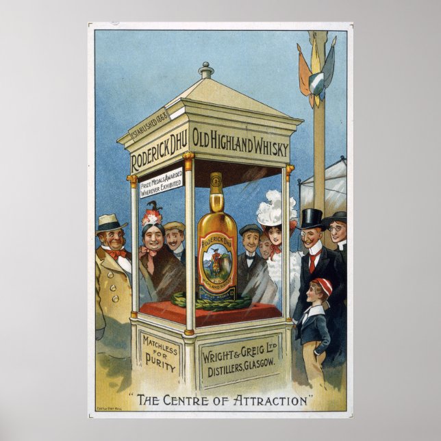 Gamla Highland Whisky Poster (Framsidan)