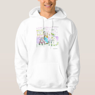 Gamla Hippies Home Funny Hoodie av Rick London