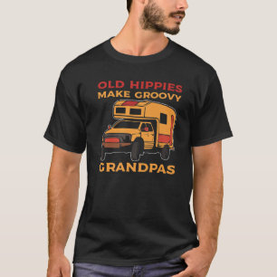 Gamla Hippies tillverkar groovy Grandpas Hippie Ld T Shirt