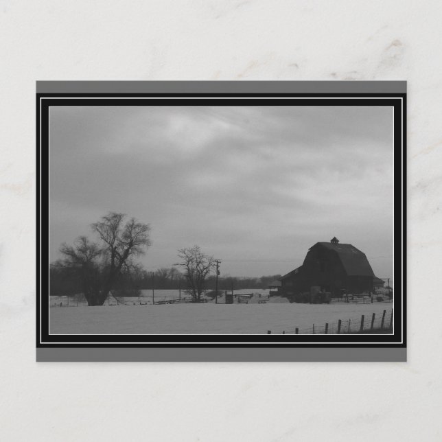 Gamla Historic Barn nära Weiser, Idaho Vykort (Framsida)