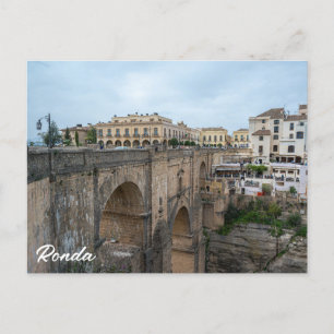 Gamla historiska bron i Ronda, Spanien Vykort