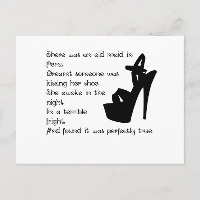 Gamla hjälten i Peru Vykort (Framsida)