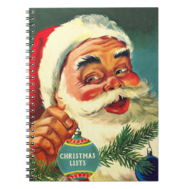 Gamla, högtidliga julklappar anteckningsbok