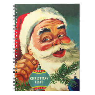 Gamla, högtidliga julklappar anteckningsbok