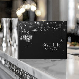 Gamla Hollywood B & W Chandeliers Sweet 16 ID1108