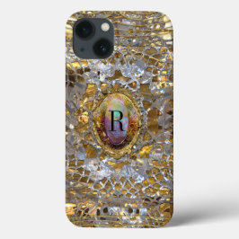 Gamla Hollywood Chic Elegant Monogram